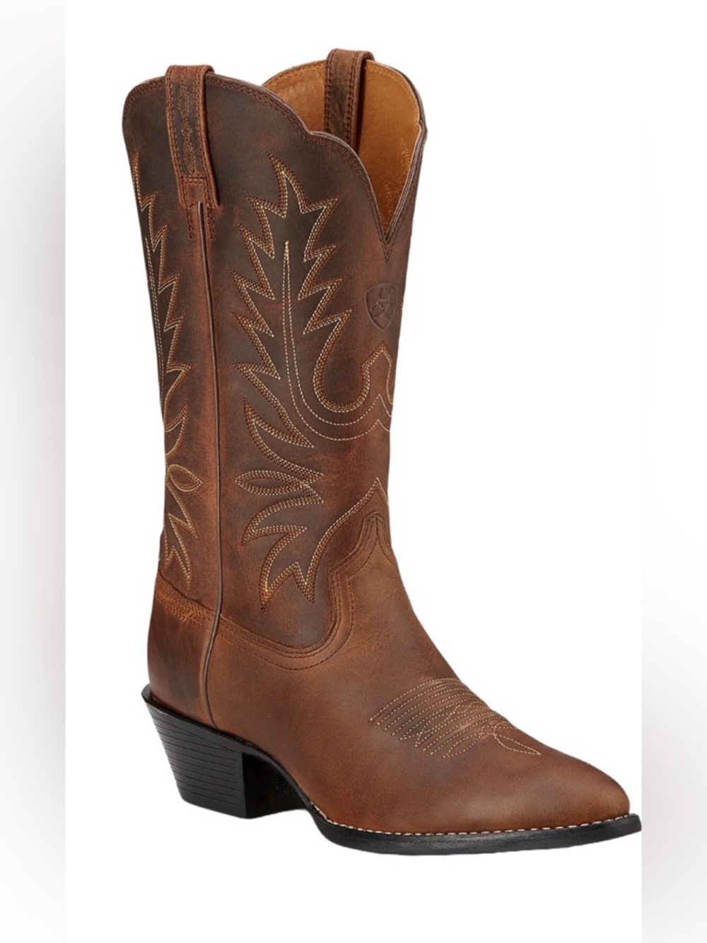 Ariat Heritage Brown Western Leather Cowgirl Boots Womens Size 5.5